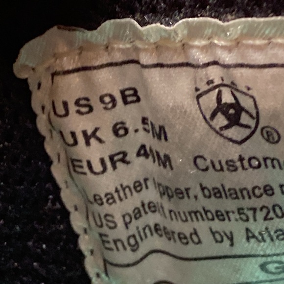 Wos Ariat boots SZ9 - Picture 6 of 7